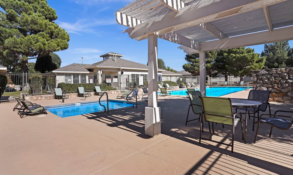 Pool at The Patriot Apartments in El Paso, Texas