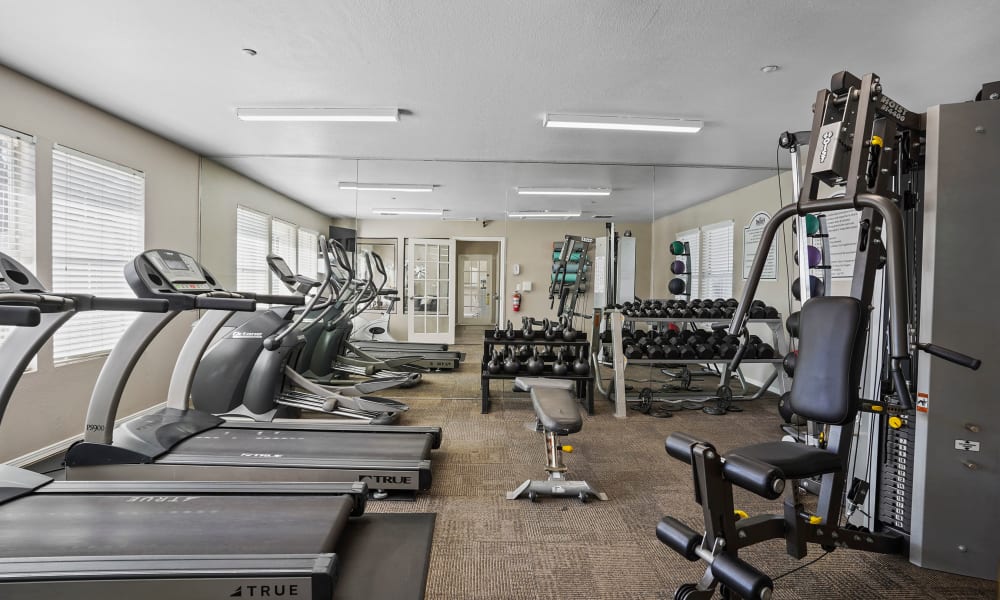 Gym at The Patriot Apartments in El Paso, Texas