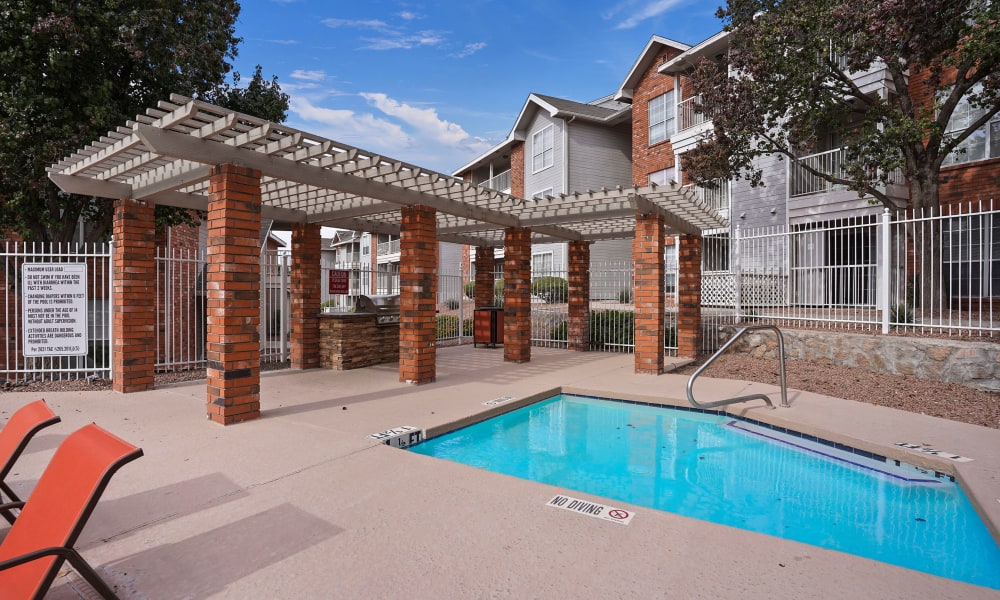 Pool at Shadow Ridge Apartments in El Paso, Texas