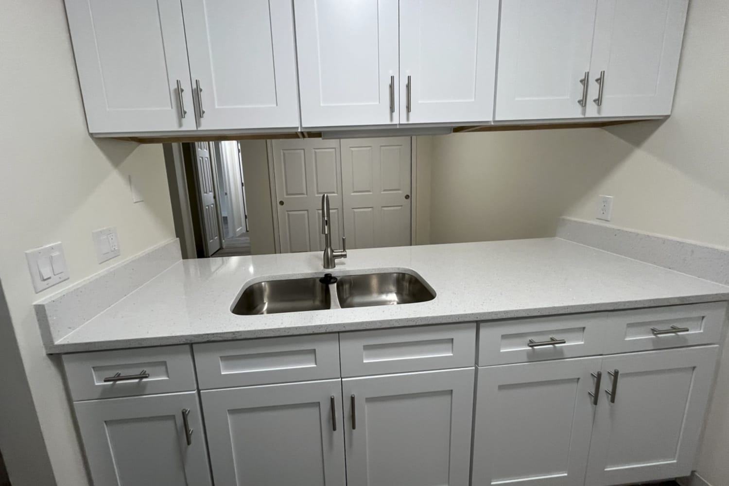 Kitchen at Mill Pond (Brooklyn) in Brooklyn, Michigan..