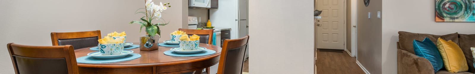 Floor plans at The Springs of Indian Creek in Carrollton, Texas