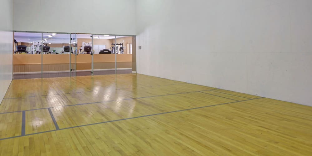 Racquetball court at Eagle Trace Apartments in Las Vegas, Nevada