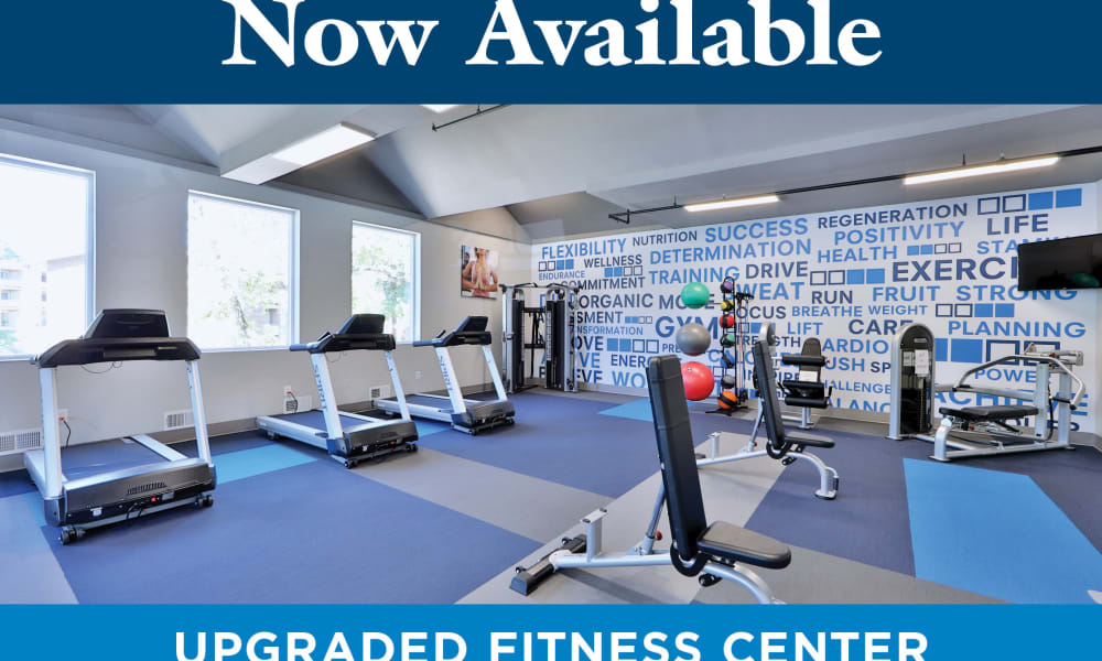 Stay healthy in the The Carlyle Apartments fitness center