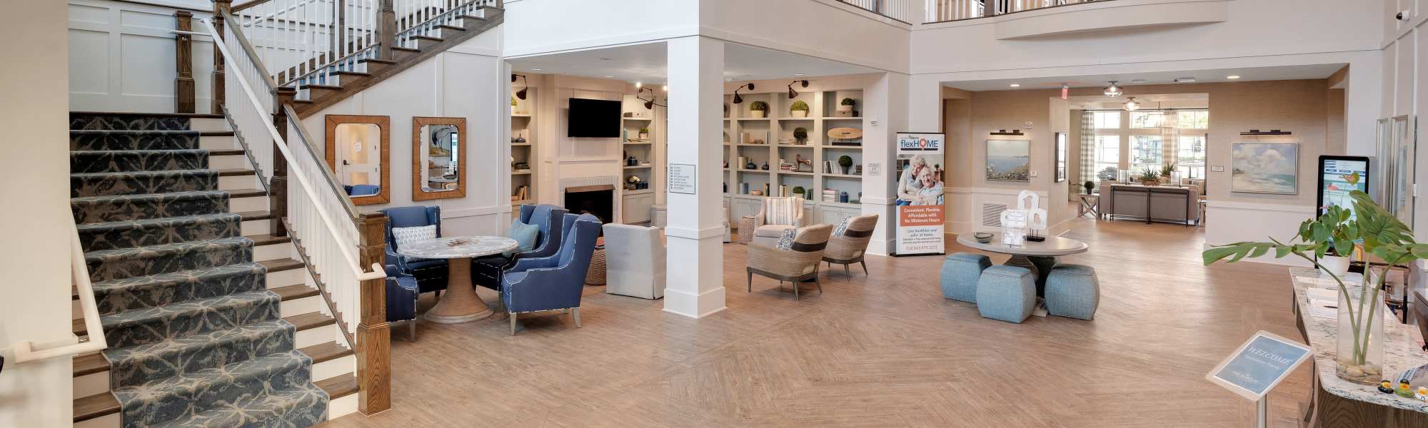 Lobby at The Barclay at Little River in Little River, South Carolina