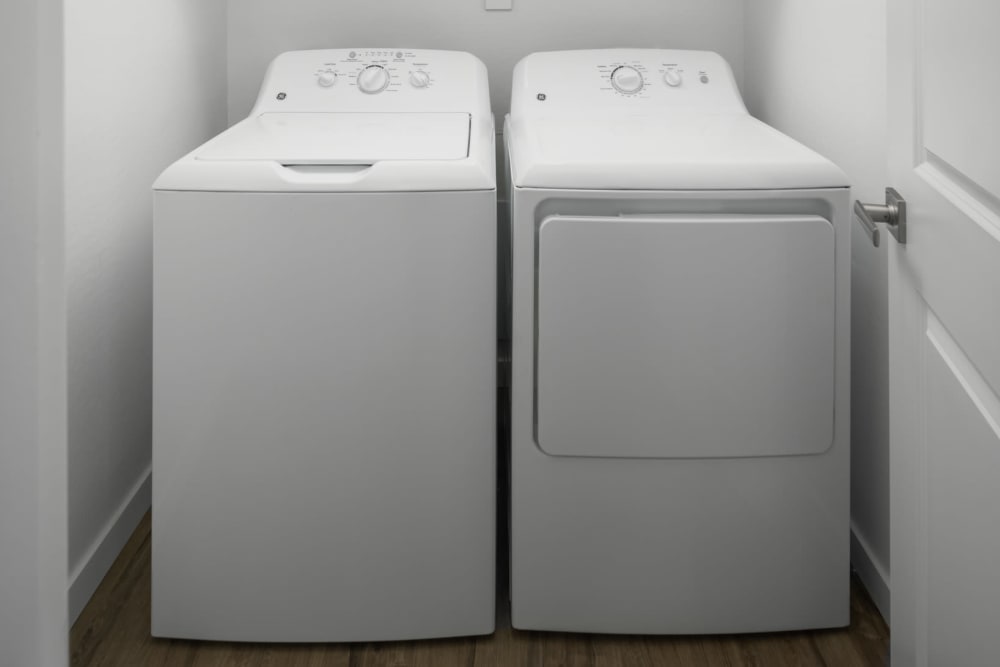 Full-size washer & dryer at Cyrene at South Mountain in Phoenix, Arizona