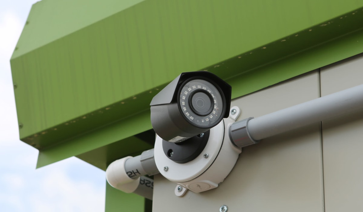 Security camera at Midgard Self Storage in Statesboro, GA