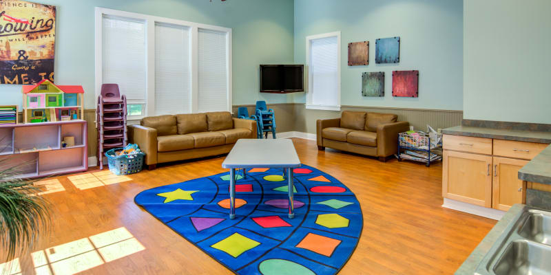 A child care room at Hamilton Redoubt in Newport News, Virginia