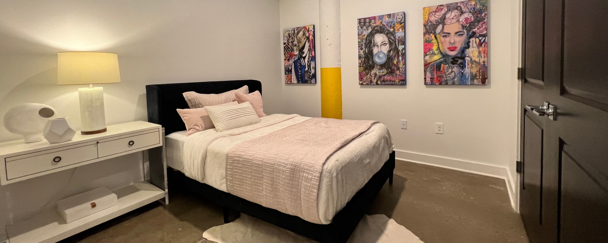 Spacious Bedroom at Factory 52 Apartments | Apartments in Norwood, OH