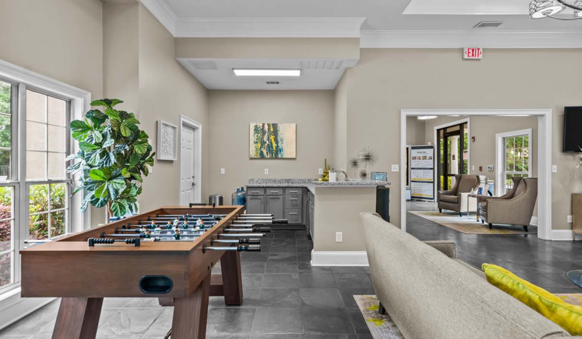 Community Space game area at The Grove on Southlake in Morrow, Georgia