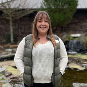 Amber Smith, Business Office Coordinator at Timber Pointe Senior Living in Springfield, Oregon. 