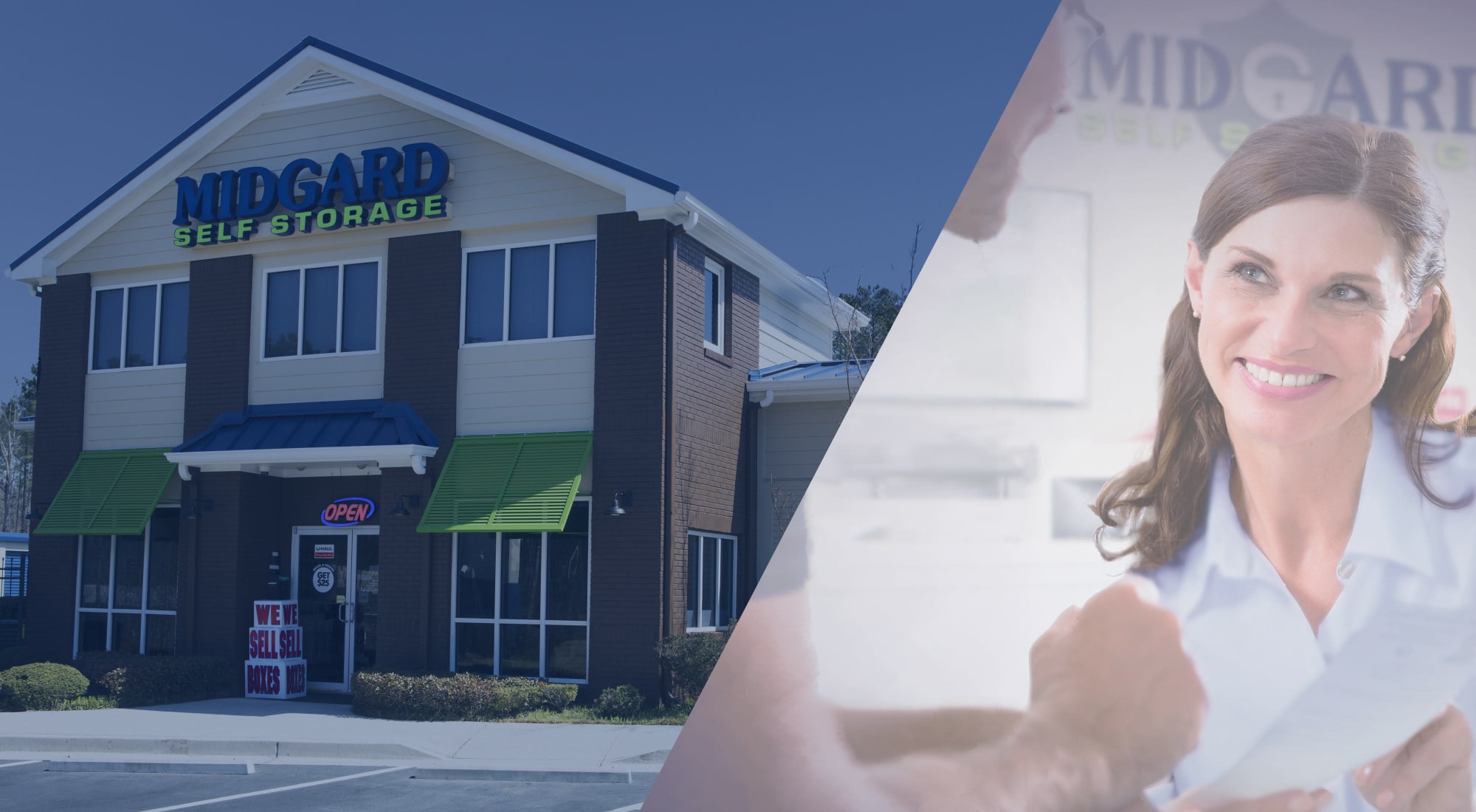 Self storage at Midgard Self Storage in Woodstock, Georgia