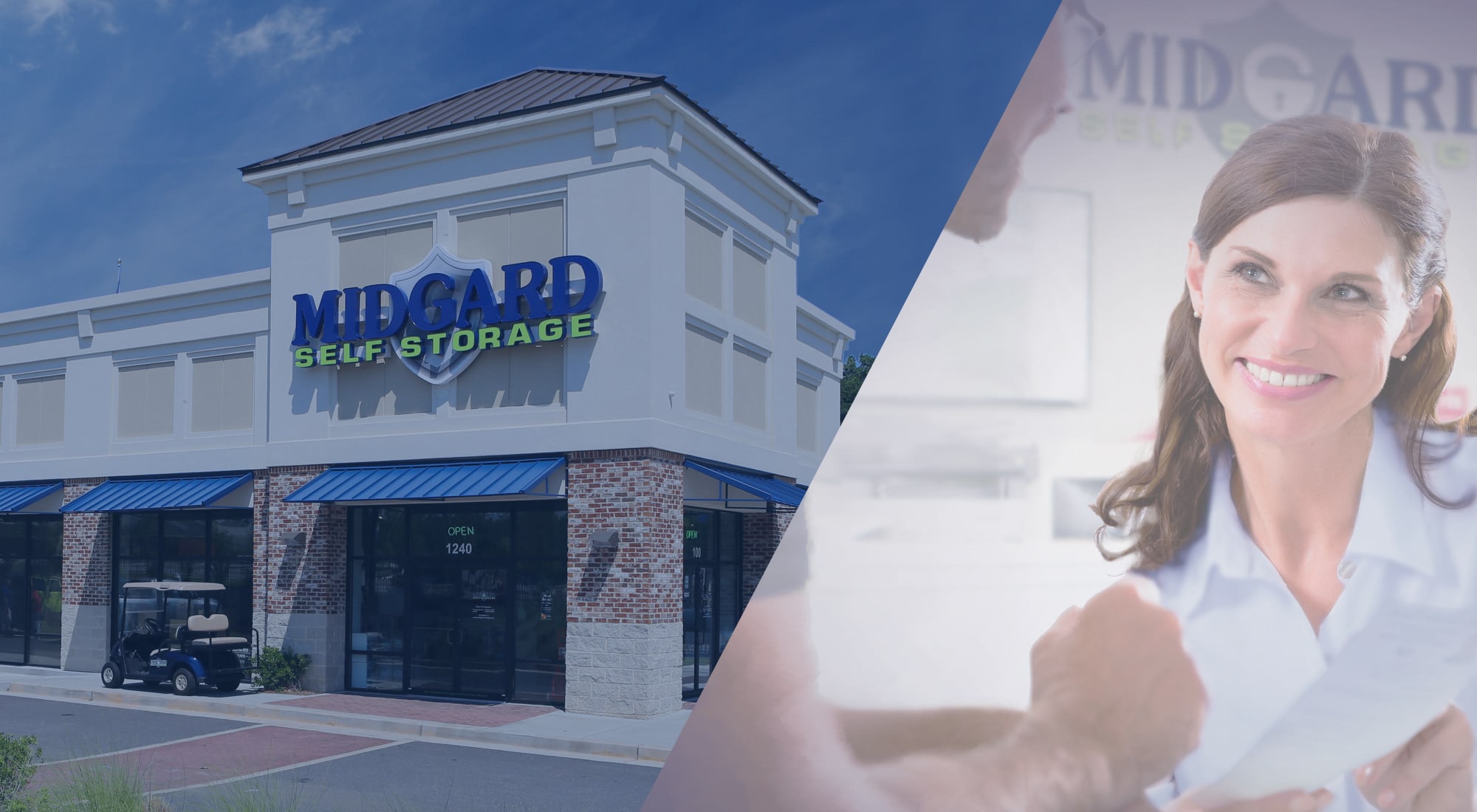 Self storage at Midgard Self Storage in Roswell, Georgia