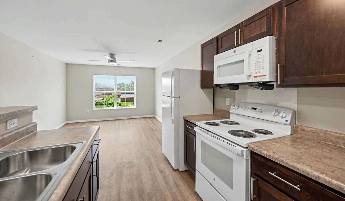 Kitchen with a dishwasher at Brentnell Terrace in Columbus, Ohio