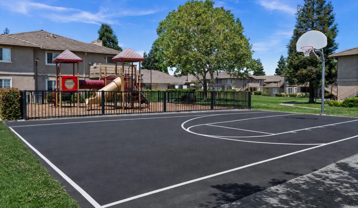 Sports court at Arbor Ridge in Brentwood, California