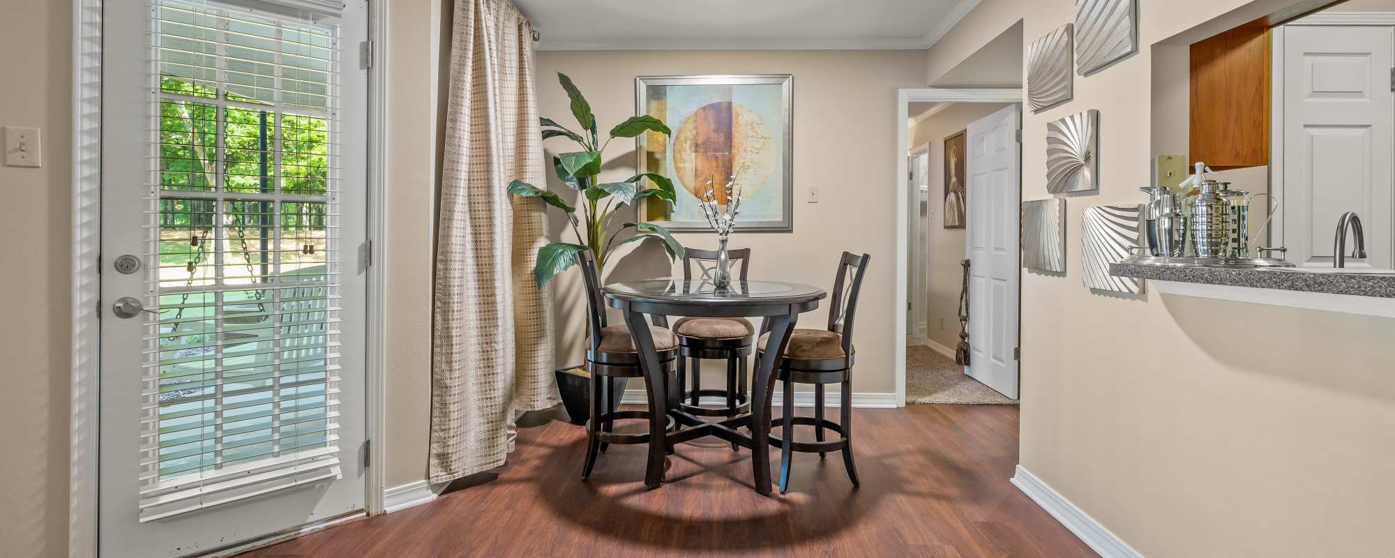 Dining area at The Willows in Shreveport, Louisiana