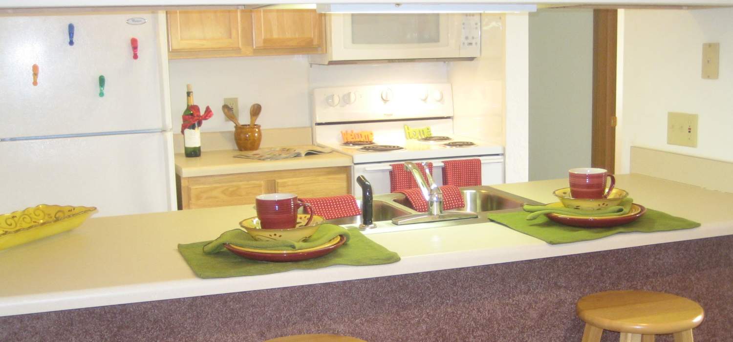 Kitchen at Mayville Apartments in Mayville, Michigan