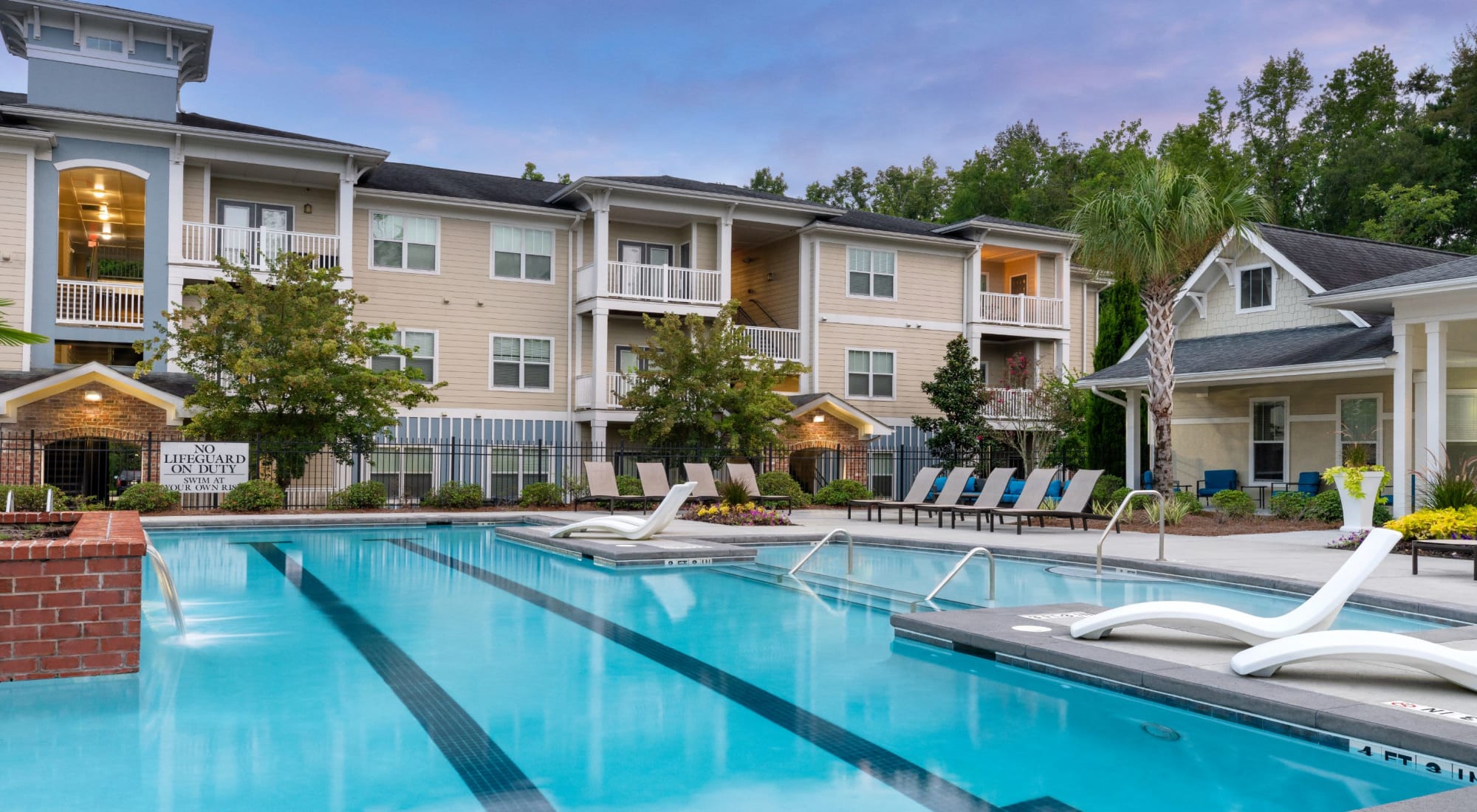 Outdoor pool at Ansley Commons Apartment Homes