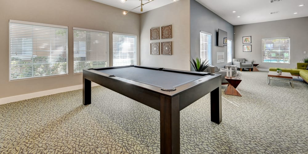 Billiards table at Horizon Ridge Apartments in Henderson, Nevada