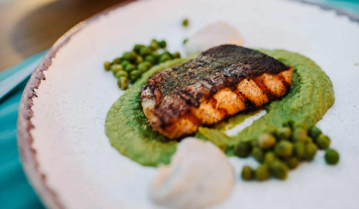A delicious food dish on a atable at a restaurant at Butler Crossing II in Kingstree, South Carolina