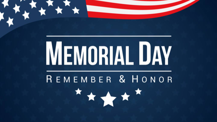 Memorial Day 2018 Holiday Schedule