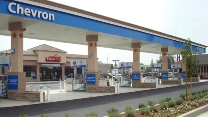 A view of the Plaza Chevron, owned and operated by Mendez Automotive Services.