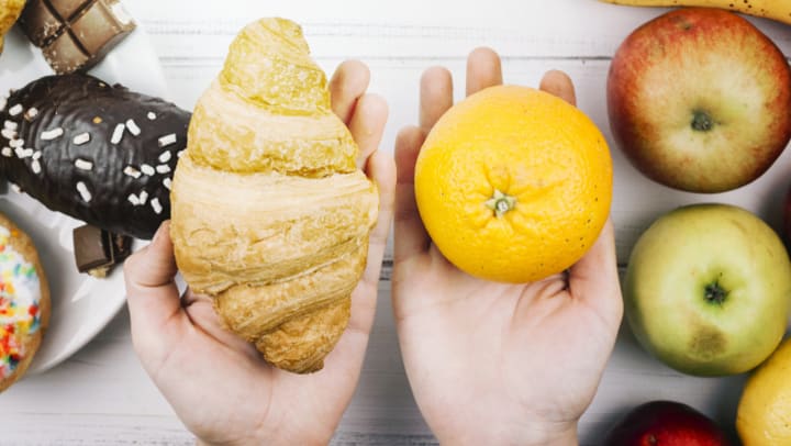 processed vs. health food