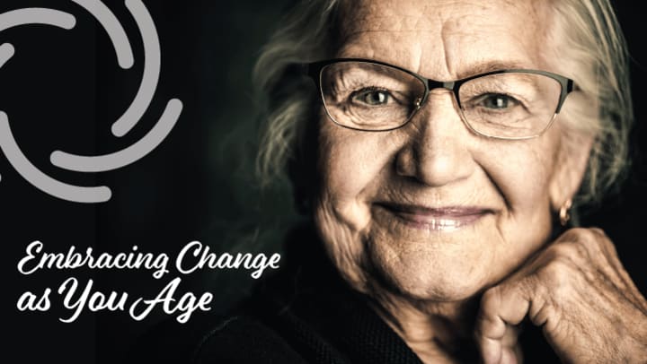 Monochromatic Portrait of a Senior Woman