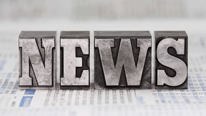 Blocks spelling out NEWS
