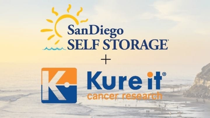 San Diego Self Storage + Kure It Cancer Research collaboration