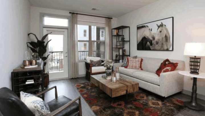 Living room of an apartment