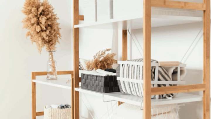 Storage room interior