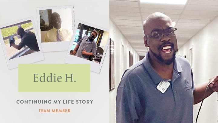 Continuing my life story: Eddie H at {{location_name}}