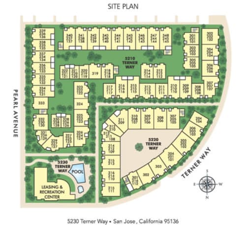 One Pearl Place community site map