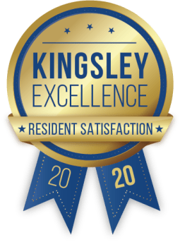 Kensington at Beverly Hills in Southfield, Michigan received a Kingsley Excellence Residents Satisfaction 2020 award