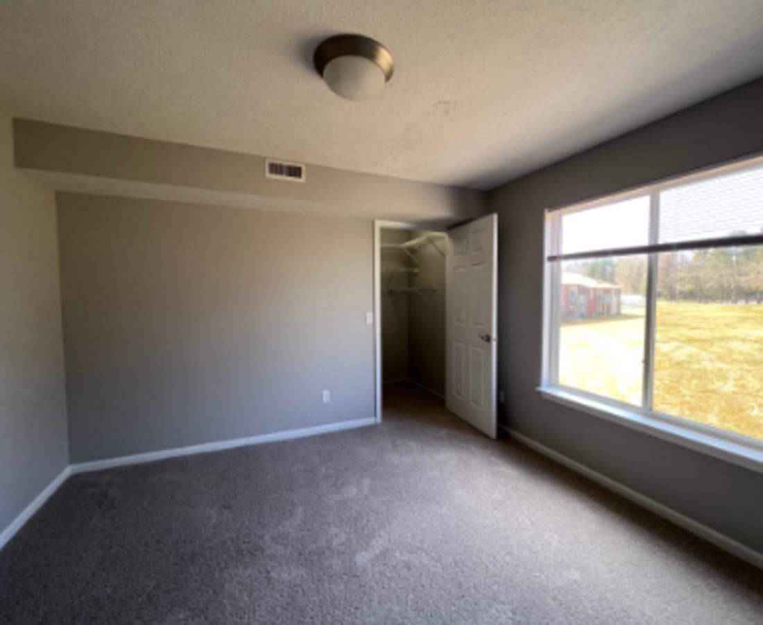 Bedroom area at Westbury Lake Apartments in Lansing, Michigan 