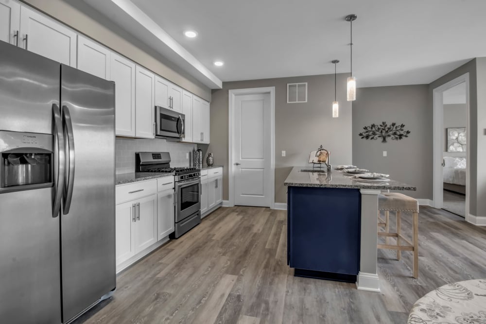 Stainless Steel appliances in the New Unfurnished Units Building at Creekview Court in Getzville, New York