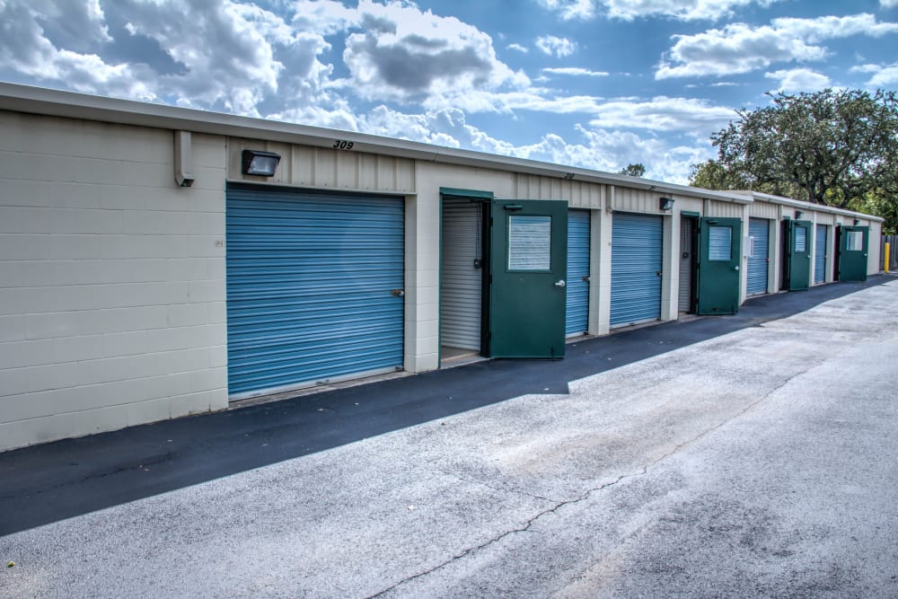 Exterior Storage Units at San Antonio, Texas near Lockaway Storage