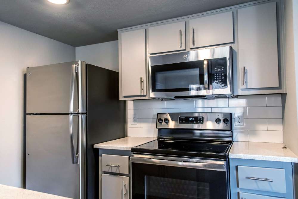 Kitchen with appliances at Modena, Phoenix, Arizona