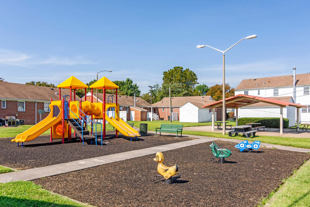 Community playground at Stanley Court in Portsmouth, Virginia