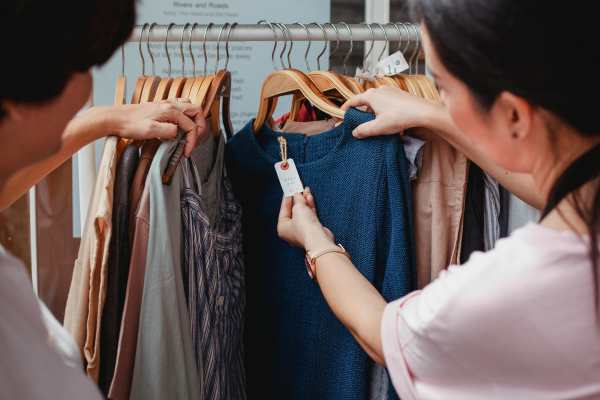 Residents shopping for clothes near Dorian and Encore in Plano, Texas