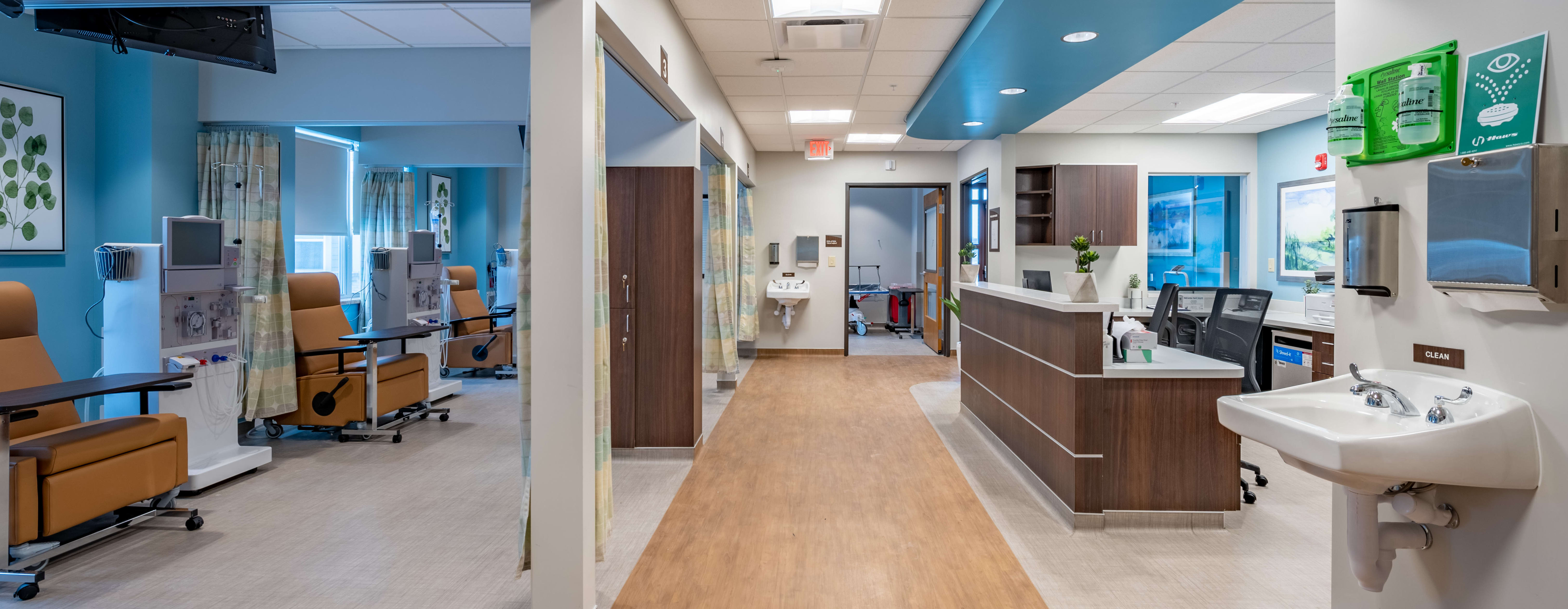Dialysis treatment at Waterford Place Health Campus in Kokomo, IN