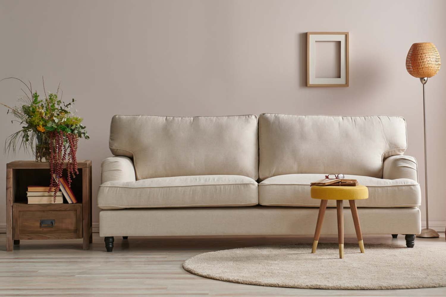 Cozy couch with a nice furniture at The Yards At Union Station in Portland, Oregon
