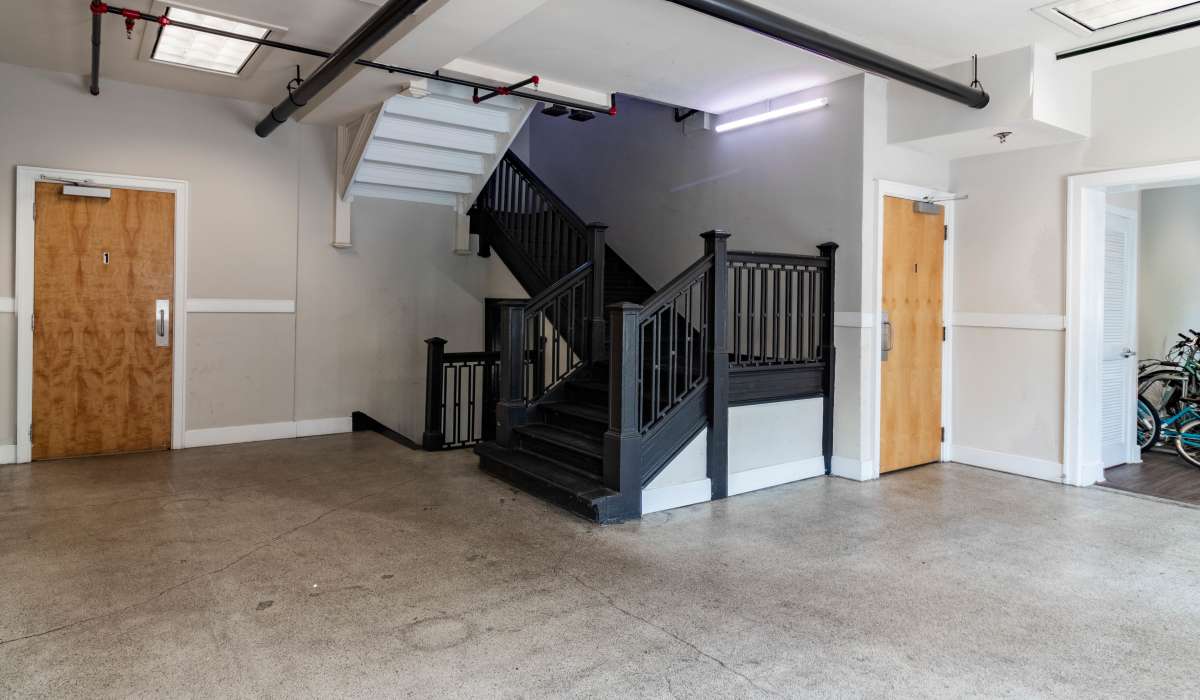Bottom floor of Grace and Monroe Apartments in Richmond, Virginia