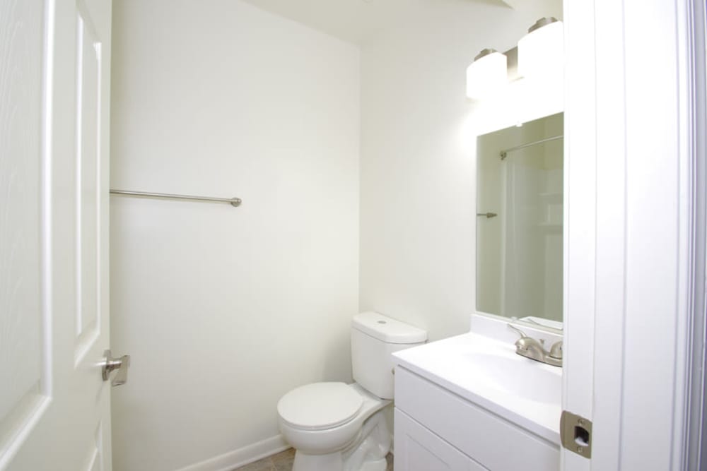 Bathroom at Old Mill Townhomes in Lynchburg, Virginia