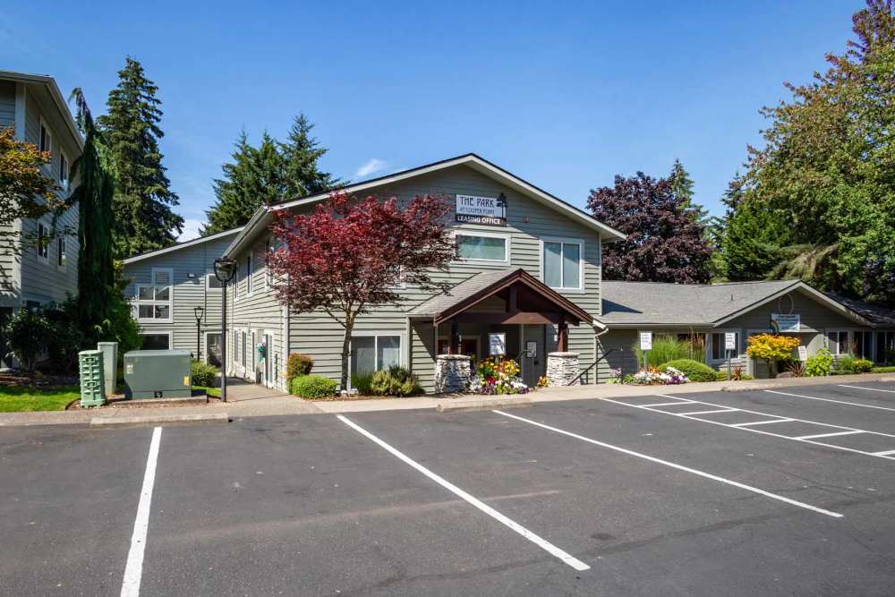 Leasing office at The Park at Cooper Point Apartments in Olympia, Washington