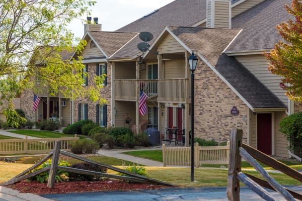 Exterior Shot Of Bridlewood Apartments in Pewaukee