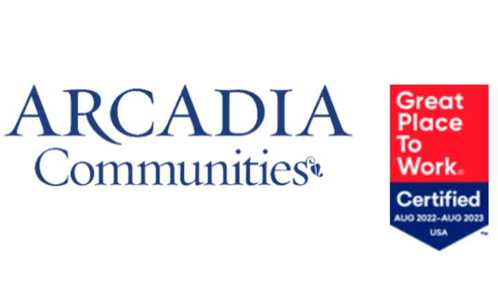 Arcadia Communities and Great Place to Work® logos