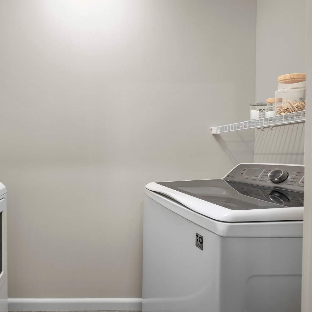 Washer and dryer connections at Citrine at Lake St. Louis in Lake Saint Louis, Missouri