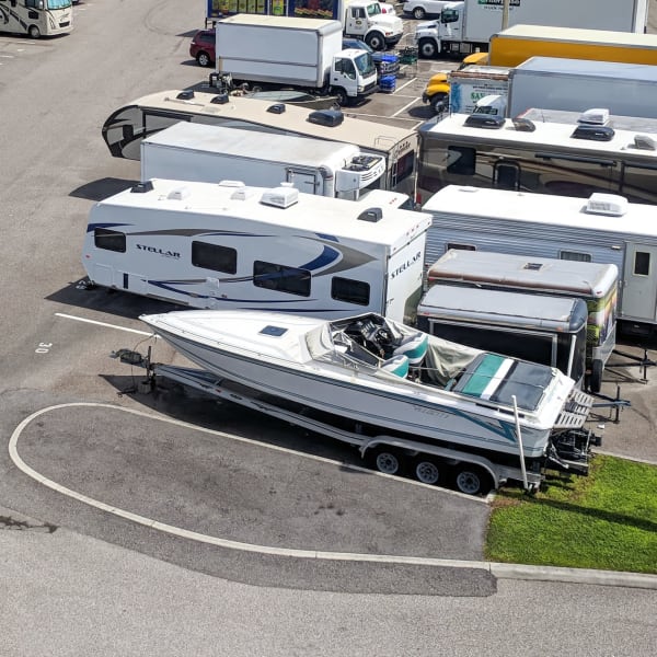 RV and boat storage at StorQuest Self Storage in Jamul, California