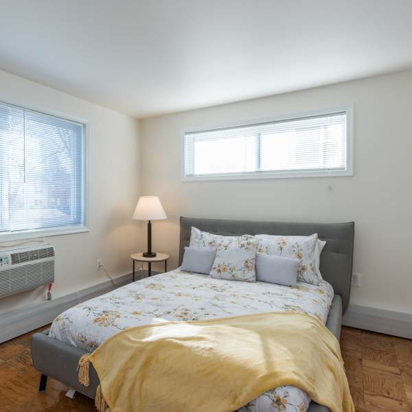 A cozy bedroom at Mason Avenue, Alexandria, Virginia